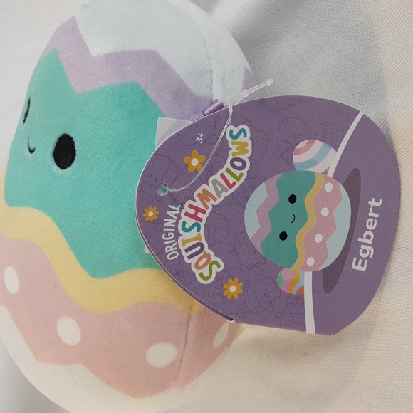 5" Squishmallows- Egbert the Easter Egg, NWT - Picture 4 of 5